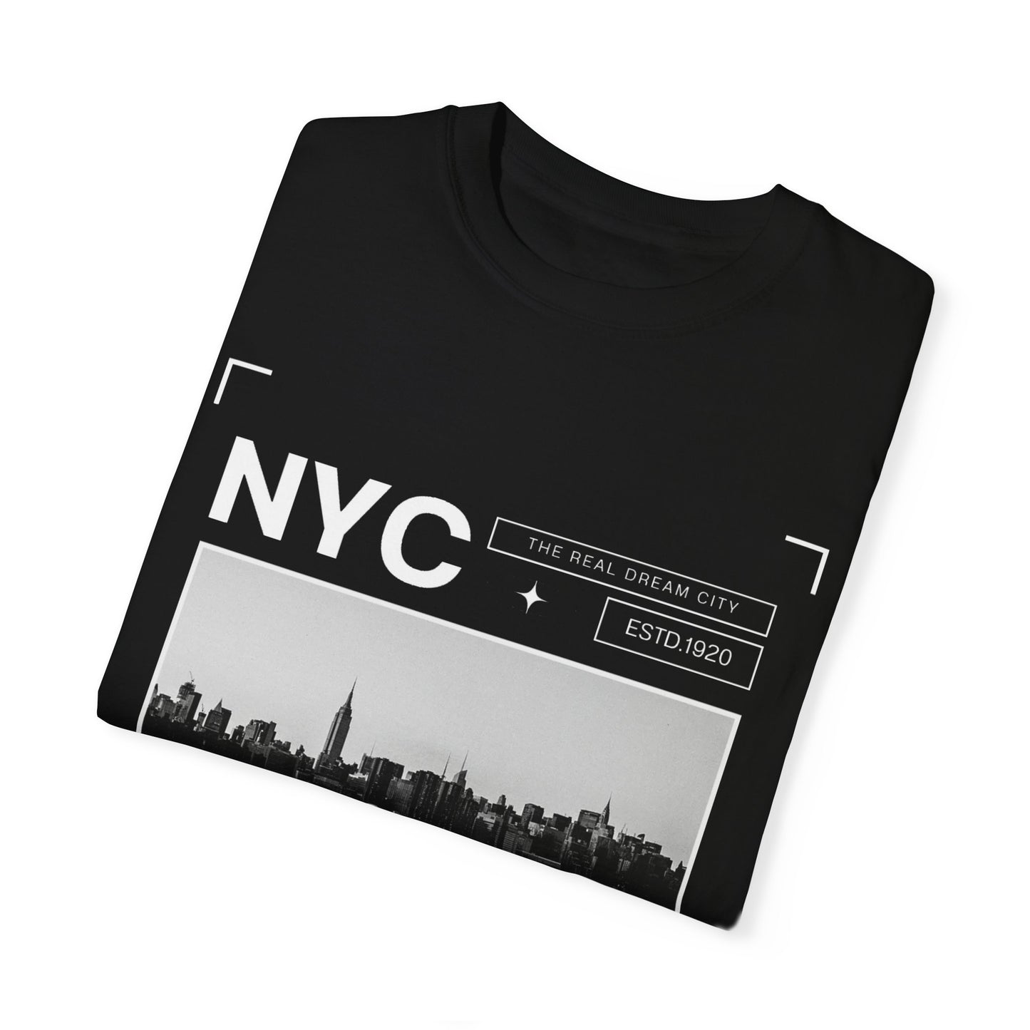 NYC Skyline Unisex Garment-Dyed T-shirt - Urban Style Tee for City Lovers